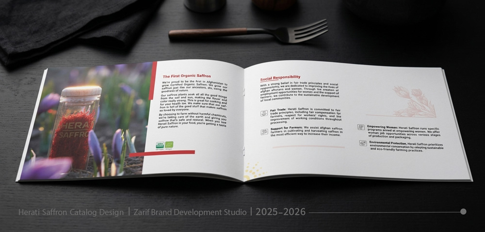 catalog design with zarifgraphic